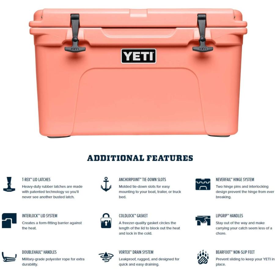 YETI（イエティ） YETI COOLERS TUNDRA 45 Coral タンドラ クーラー