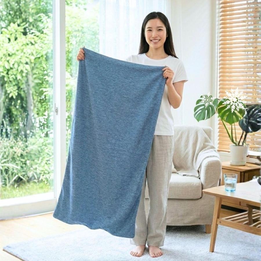 金鵄（きんし） 長座布団カバー 60×110 接触冷感 夏用 洗える ひんやり