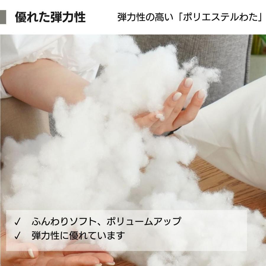 金鵄 ヌードクッション クッション中身 大きい 60×60 日本製