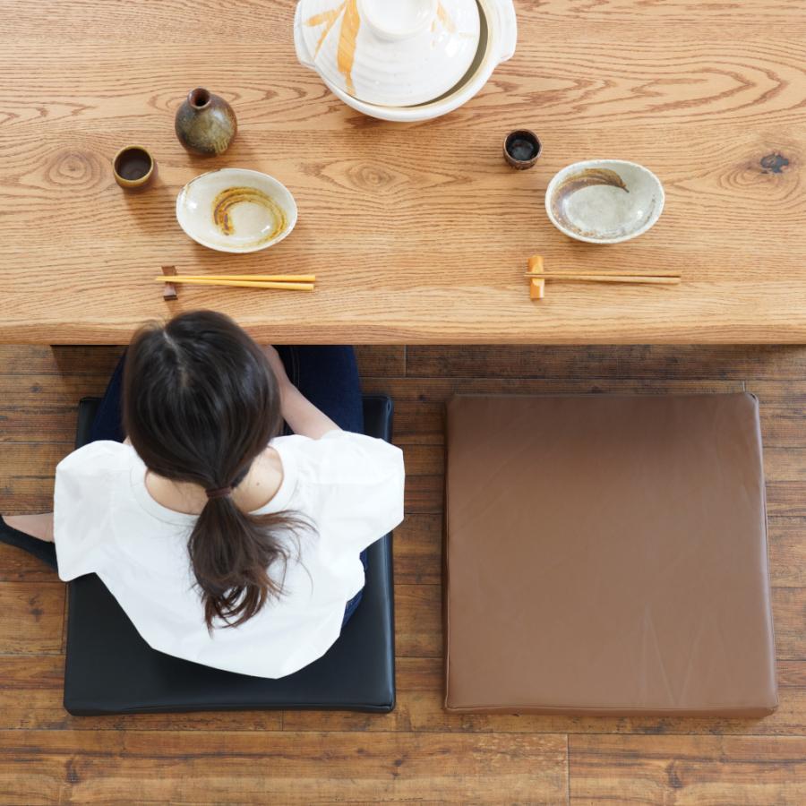 金鵄（きんし） 座布団 シートクッション 低反発 高反発 50x50x5 合皮