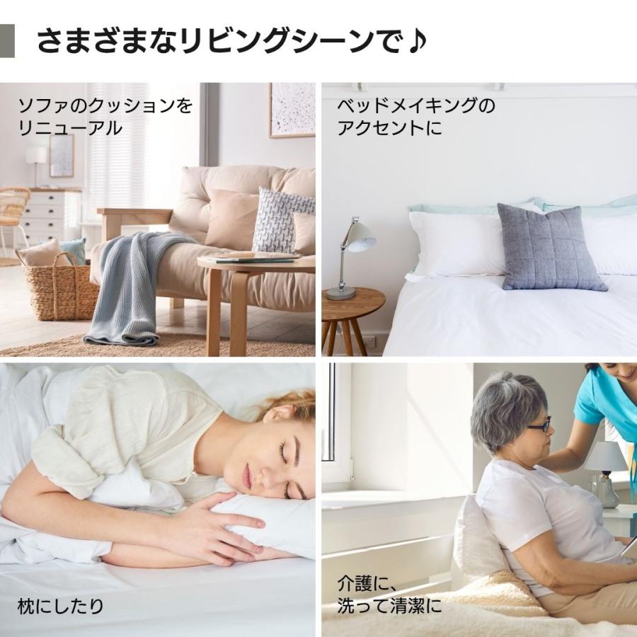 金鵄（きんし） ヌードクッション 60×60 大きめ クッション中身