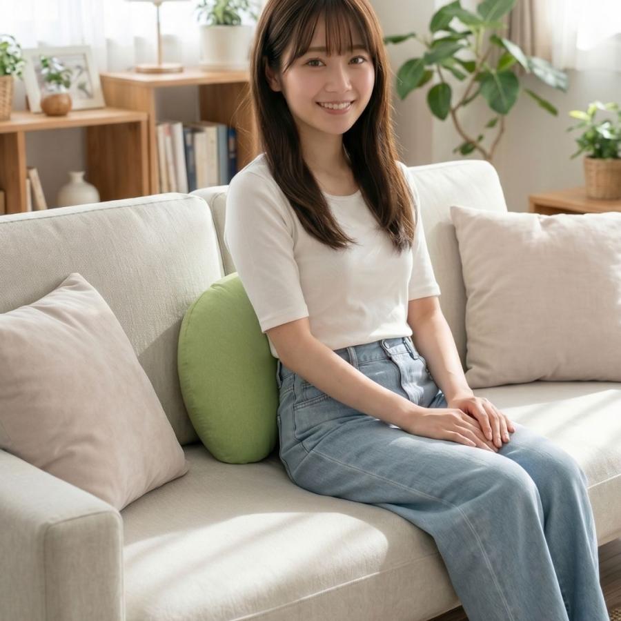 クッション 背もたれ 接触冷感 夏用 ひんやり もちもち お昼寝 腰当て 30x45 マシュマロビーンズ 日本で綿入れ マルモア | 金鵄 | 14