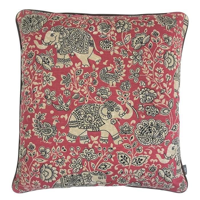 座布団カバー 55 59 Cm おしゃれ 洋風 インポート イギリス製 エスニック 送料無料 レッド ブルー インディラ アウトスタイル Pro 通販 Yahoo ショッピング