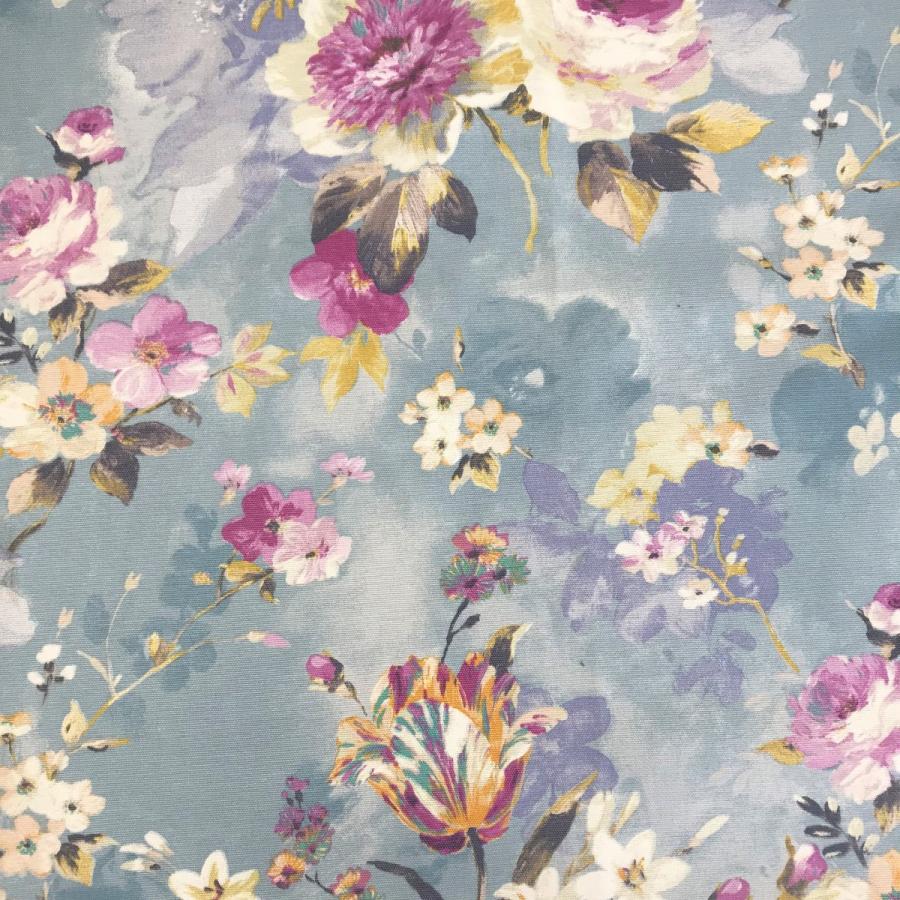 クッションカバー 45x45 おしゃれ 高級感 花柄 インポート スペイン製 ケンダル ブルー ローズ ピンク 送料無料 アウトスタイル Pro 通販 Yahoo ショッピング