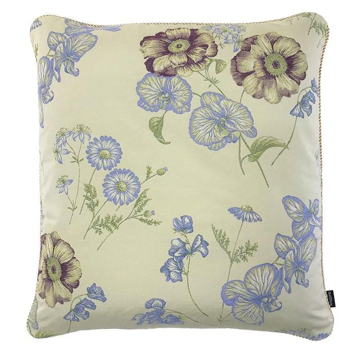 アウトスタイル 座布団カバー 55x59 Cm インポート イタリア製 フリーダ ブルー 花柄 おしゃれ 洋風 アウトスタイル Pro 通販 Yahoo ショッピング
