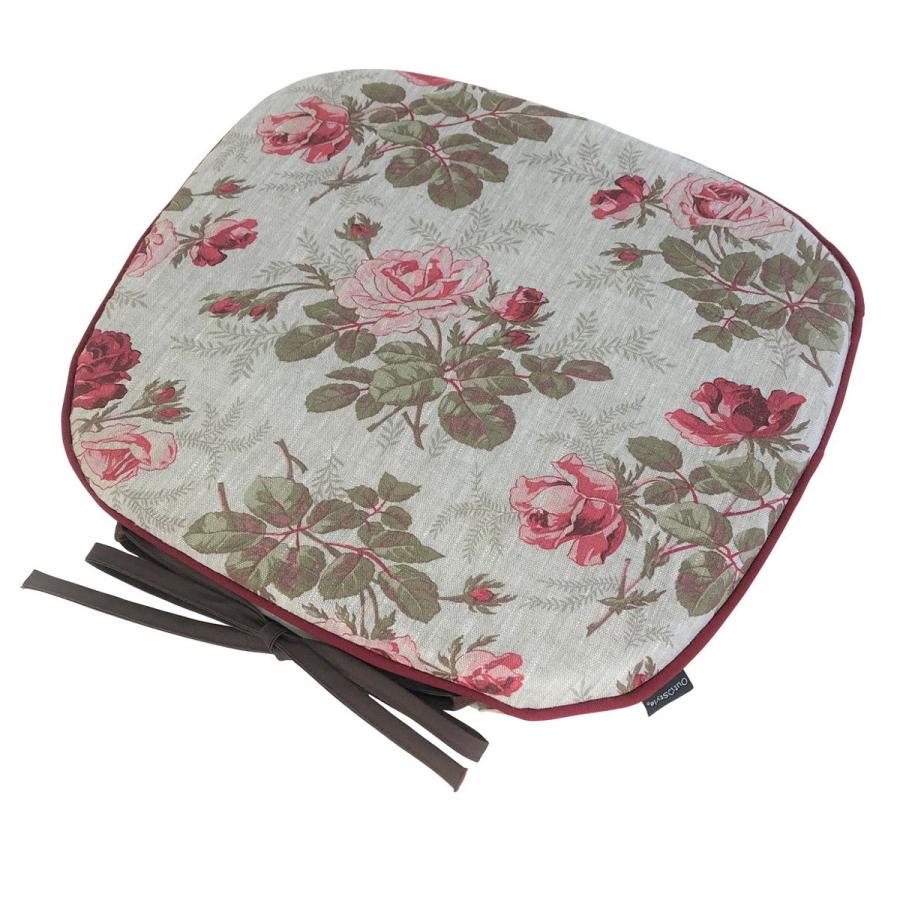 使い勝手の良い クッションカバー 45x43 Cm ダイニング用 インポート フランス製 マチルダ 大花 おしゃれ かわいい ナチュラル 麻プリント アウトスタイル Originaljustturkey Com