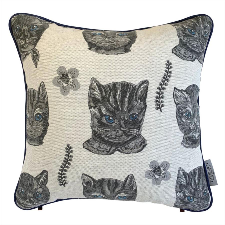 新品　ナタリーレテ　クッションカバー　ハウス　ゴブラン　45×45cm　猫　ねこ ナタリーレテ クッションカバー サーカス ゴブラン 45×45cm 猫