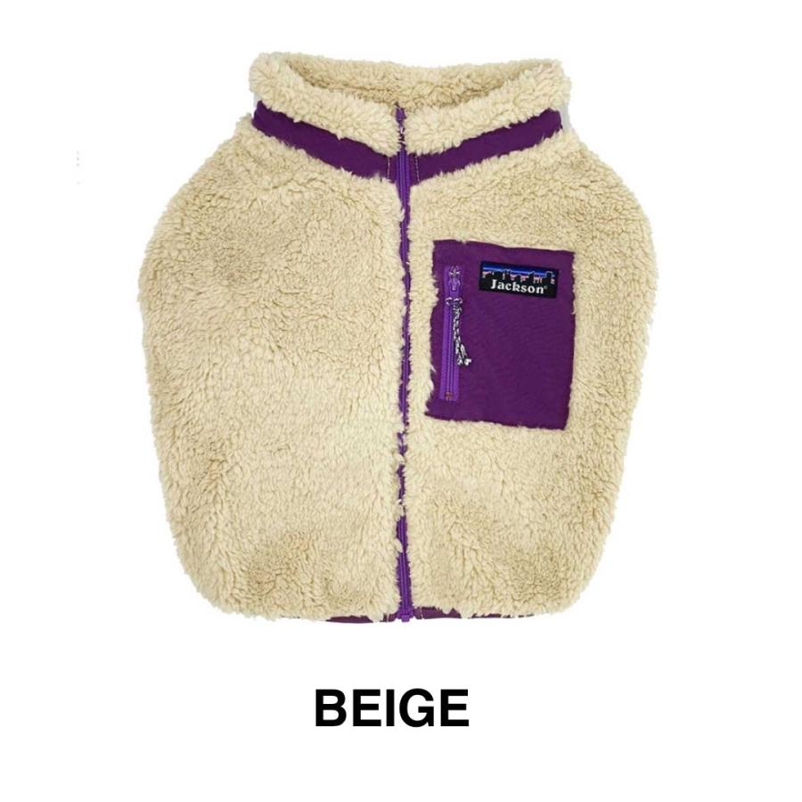 ジャクソンマティスペット ボアベスト JACKSON MATISSE PETS BOA VEST / フレブル専用 犬服 古着風 日本製 |  | 01