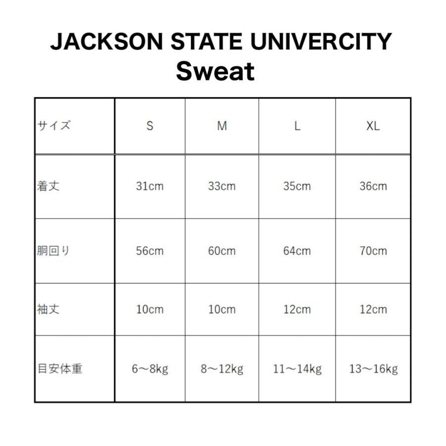 ジャクソンマティスペット ジャクソンステイツユニバーシティスウェット JACKSON MATISSE PETS JACKSON STATE UNIVERCITY Sweat / フレブル専用 |  | 07