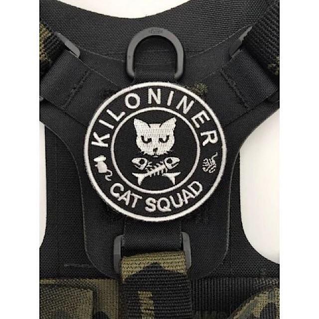 KILONINER(キロナイナー) Morale Patch（パッチ）Cat Squad Patch Black x White(キャットスクワッド ブラック×ホワイト)｜outtail｜03