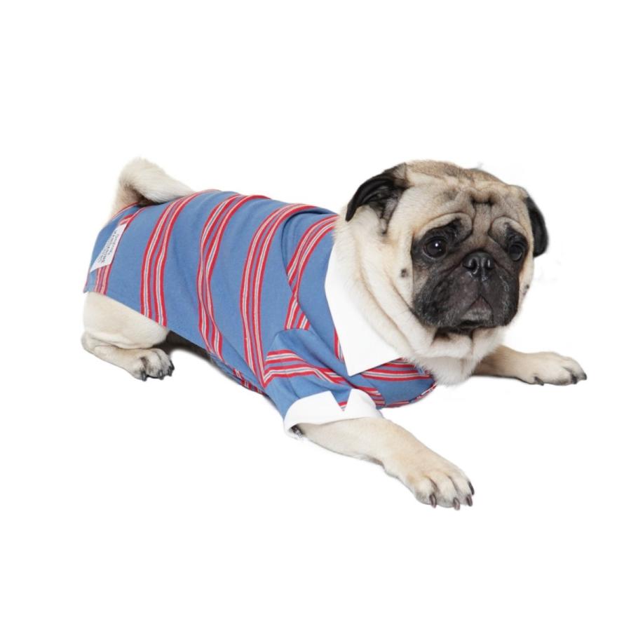 マンダリンブラザーズ ラガーシャツ XLサイズ〜3Lサイズ MANDARINE BROTHERS　RUGGER SHIRT / 犬服 ドッグウェア ボーダーシャツ 中型犬 | MANDARINE BROTHERS | 04