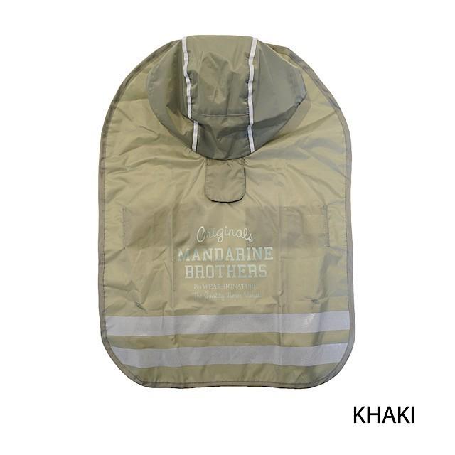 マンダリンブラザーズ レインポンチョ  S,Mサイズ MANDARINE BROTHERS RAIN PONCHO / レインコート 犬用 小型犬 | MANDARINE BROTHERS | 02