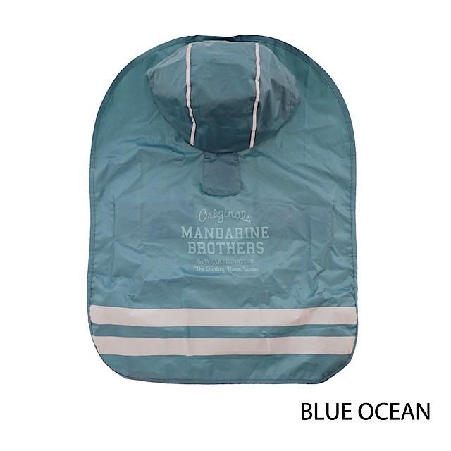 マンダリンブラザーズ レインポンチョ  S,Mサイズ MANDARINE BROTHERS RAIN PONCHO / レインコート 犬用 小型犬 | MANDARINE BROTHERS | 03