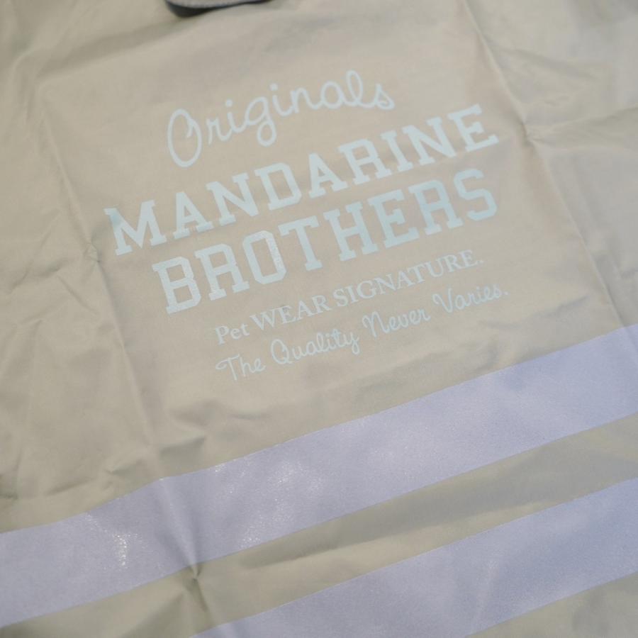 マンダリンブラザーズ レインポンチョ  S,Mサイズ MANDARINE BROTHERS RAIN PONCHO / レインコート 犬用 小型犬 | MANDARINE BROTHERS | 05