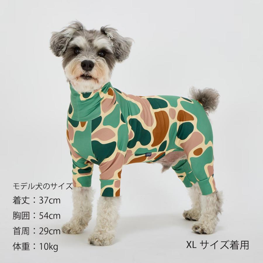 マンダリンブラザーズ スキンタイトマルチプリント XLサイズ/XLBサイズ/XXLサイズ SKIN TIGHT SUIT MULTI PRINT  犬服 レオパード　ヒョウ柄 | MANDARINE BROTHERS | 09