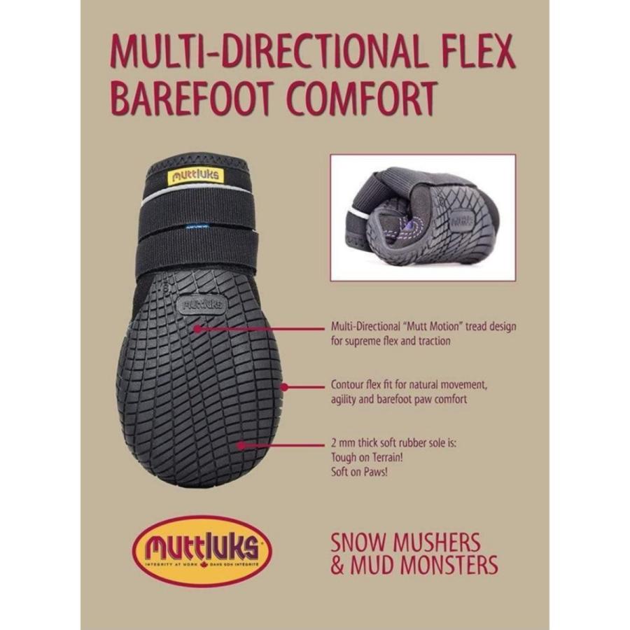 マットラクス スノーマッシャーズ サイズ5〜8 Muttluks Snow Mushers / 靴 中・大型犬 ドッグスノーシューズ 雪遊び 災害 |  | 04