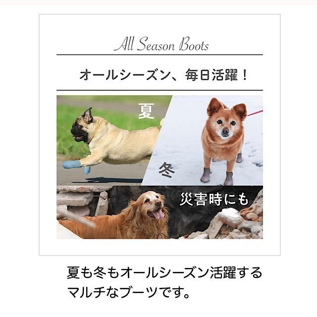 レインブーツタイプ （パウテクト）小型犬用ブーツ！！ 4個入り |  | 02