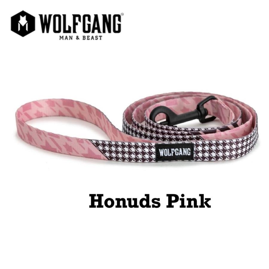送料無料！ウルフギャング HoundsPink LEASH リード Sサイズ  WOLFGANG ハウンズピンク 小型犬 | WOLFGANG MAN & BEAST