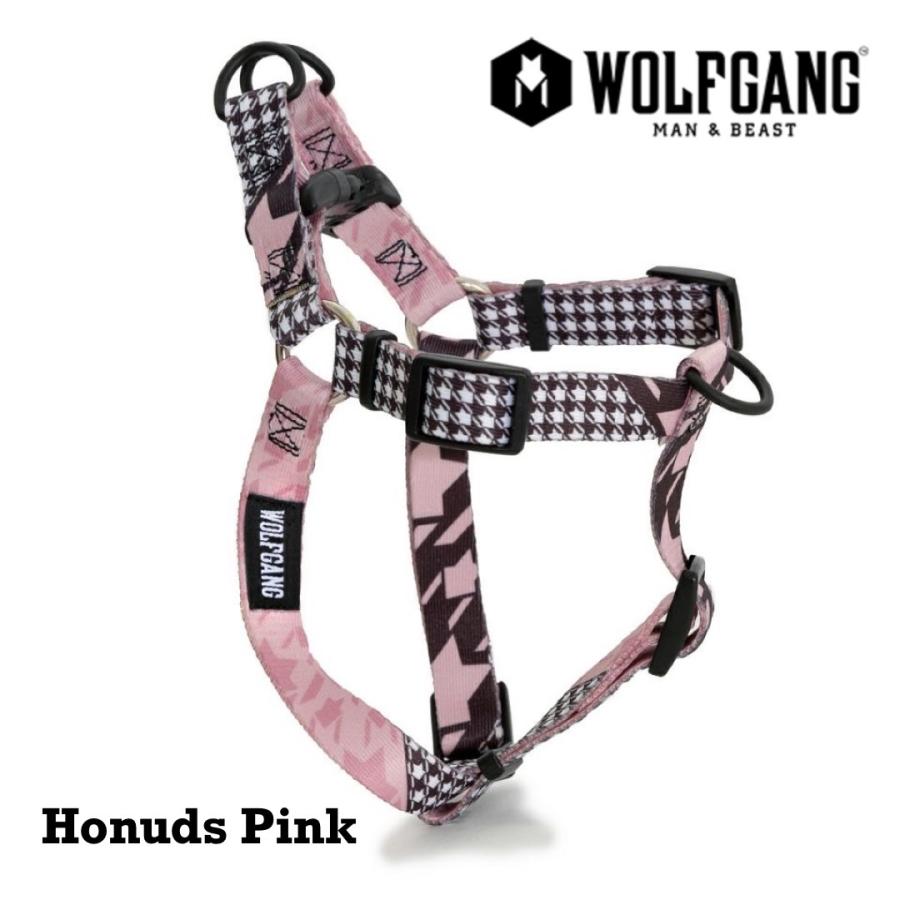 ウルフギャング　ハーネス Mサイズハウンズピンク WOLFGANG MAN & BEAST 送料無料！ウルフギャング HoundsPink ハーネス