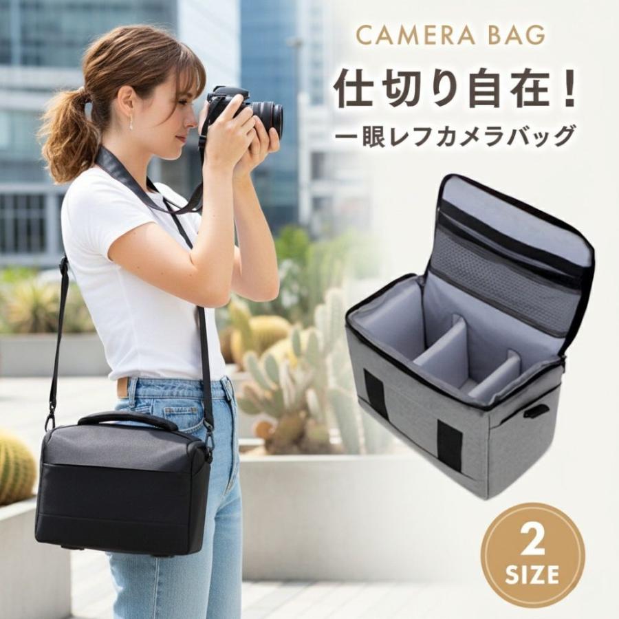 カメラバッグ カメラケース ショルダー 一眼レフ デジカメ 大容量