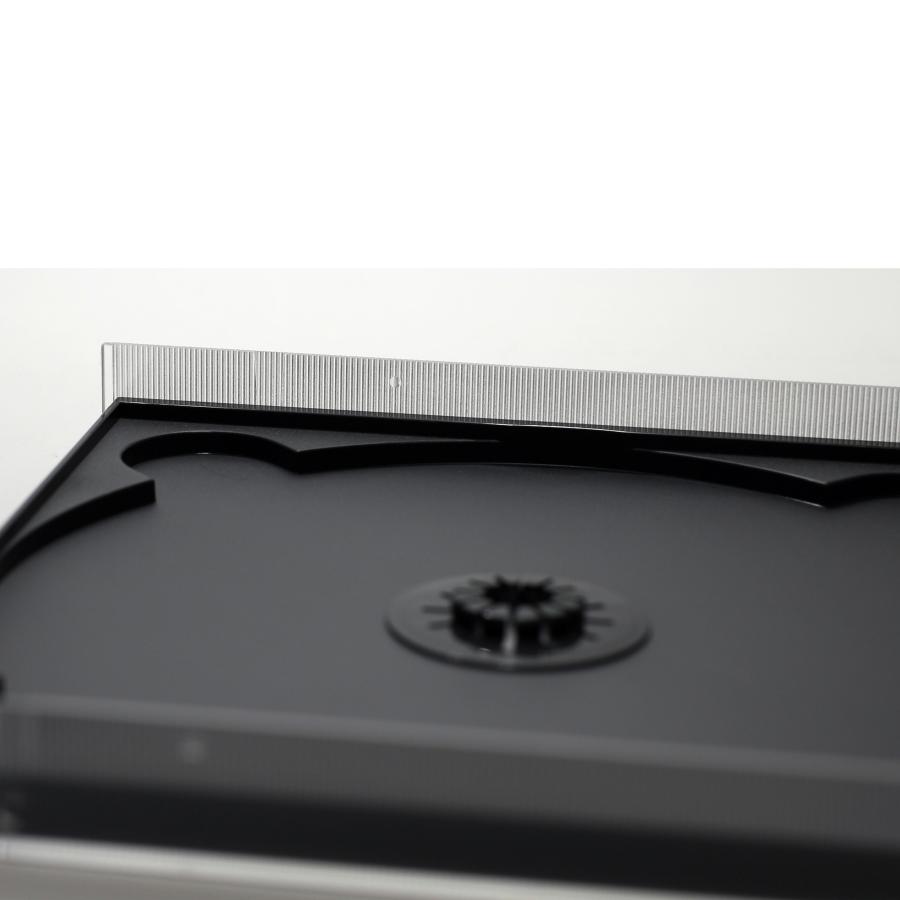 日本製CDケース 17mm厚2枚収納DUOケース ブラック 1個 CD DVD