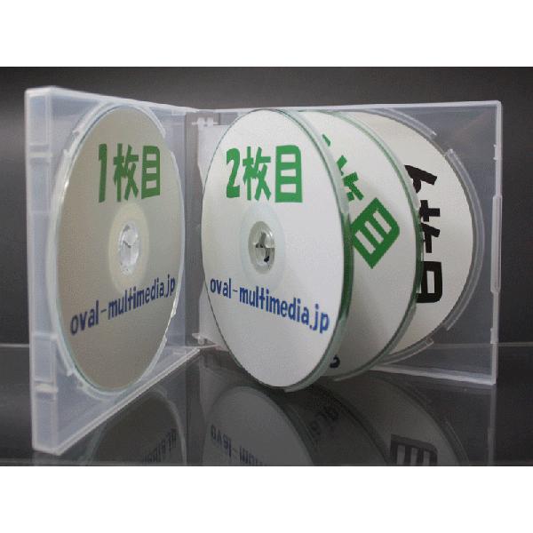 21mm厚に6枚収納CDケース マルチCD DVDケース6枚収納 スーパークリア1