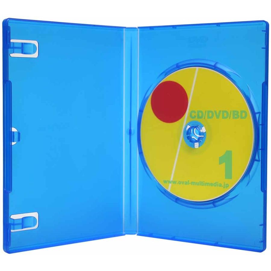 賜物 全国総量無料で 日本製 15mm厚1枚収納DVDトールケース ロゴ有 クリアブルー 2個 ブルーレイケースとしても最適 timothyribadeneyra.org timothyribadeneyra.org