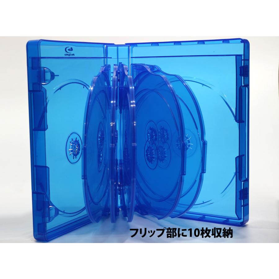 27mm厚に12枚収納 ブルーレイディスクケース 1個K Blu-ray Disc