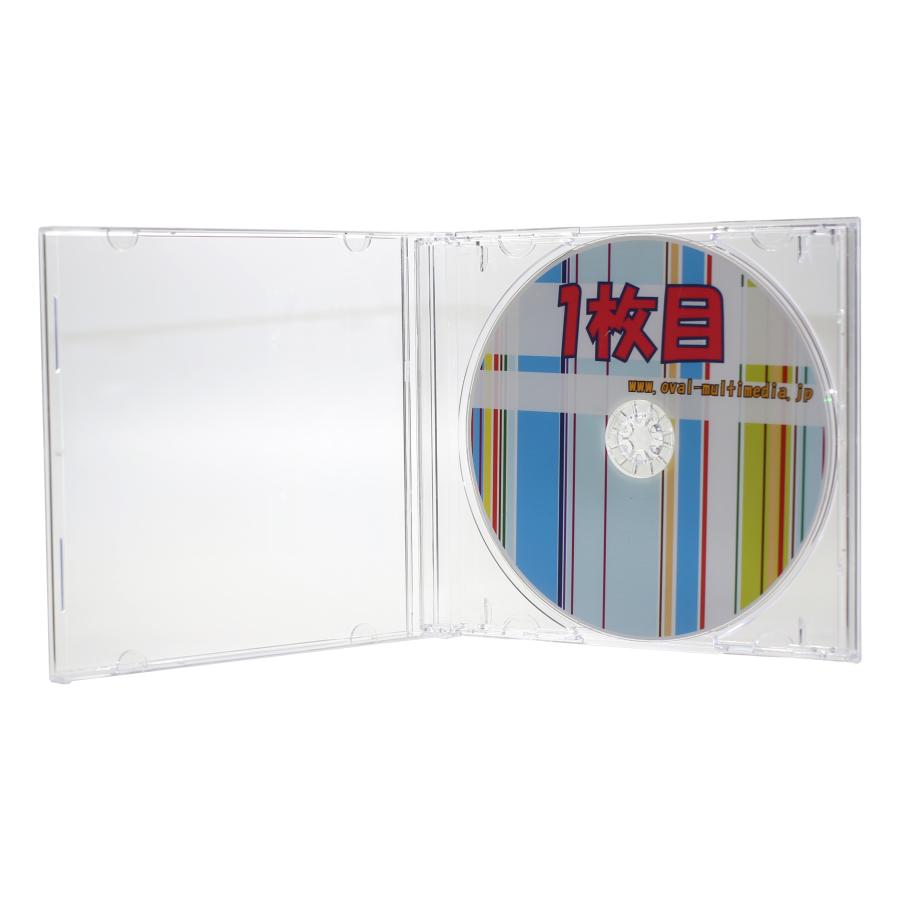CDケース 標準サイズ10mm厚1枚収納ジュエルケースクリア ケースクリア