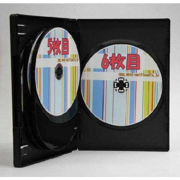 オーバルマルチメディア DVD 6枚収納 1個 22mm厚 6枚収納DVDトール