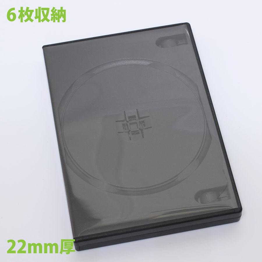 オーバルマルチメディア DVD 6枚収納 1個 22mm厚 6枚収納DVDトール