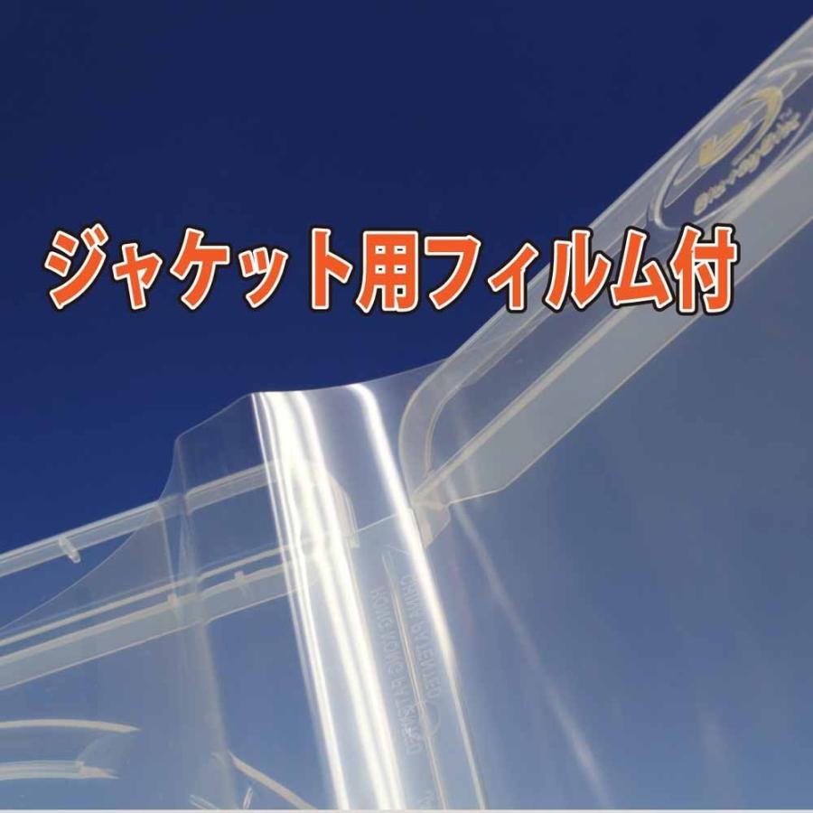 ブルーレイケース 1枚収納 クリア50個 13mm厚 ロゴ有り｜ovalmultimedia｜03