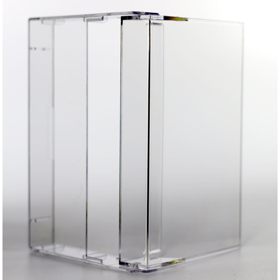 カセットテープケース 標準サイズ 羽無し プラスチック高透明ケース 10個　小物の収納にも使える オーディオテープケース |  | 01