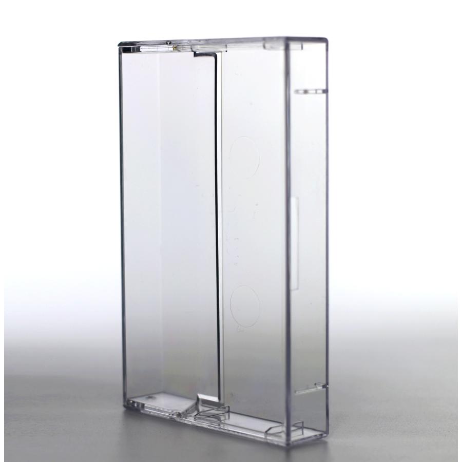 カセットテープケース 標準サイズ 羽無し プラスチック高透明ケース 10個　小物の収納にも使える オーディオテープケース |  | 02