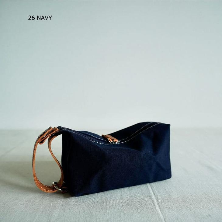 木の庄帆布 帆布 CANVAS BOX POUCH ボックスポーチ 2023モデル 木の庄帆布 帆布 CANVAS BOX POUCH ボックスポーチ 2023モデル
