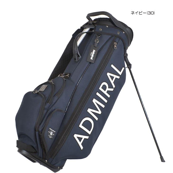 Admiral ネイビー ゴルフバッグ Admiral（アドミラル） 【購入特典付】ADMG5AC1 ギガホールド スタンド