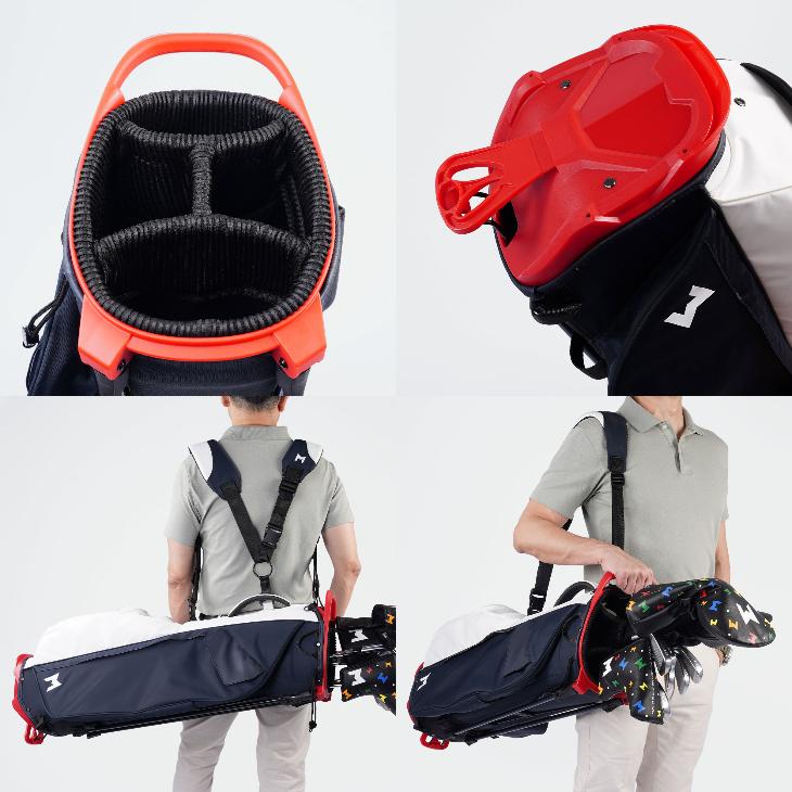 ARGOLF（アールゴルフ） ARGOLF×MNML GOLF コラボ キャディバッグ M