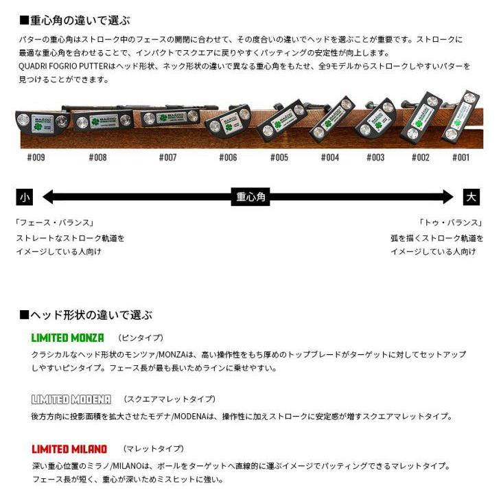 BALDO（バルド） BALDO QUADRI FOGRIO PUTTER LIMITED EDITION/2021年