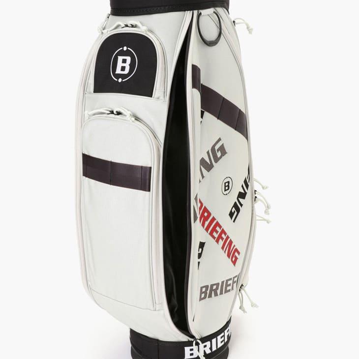 BRIEFING CUP ブリーフィング キャディバッグ ホワイト/レッド キャディバッグ | ブリーフィング公式サイト | BRIEFING OFFICIAL SITE