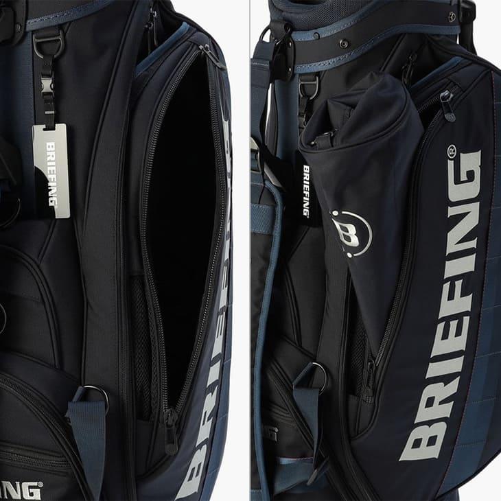 【キャディバッグの下取り・修理承ります】ブリーフィングゴルフ BRIEFING 2025FW BRG253D53 CR-10 #02 LTD スタンドキャディバッグ 9.5型 4分割_8