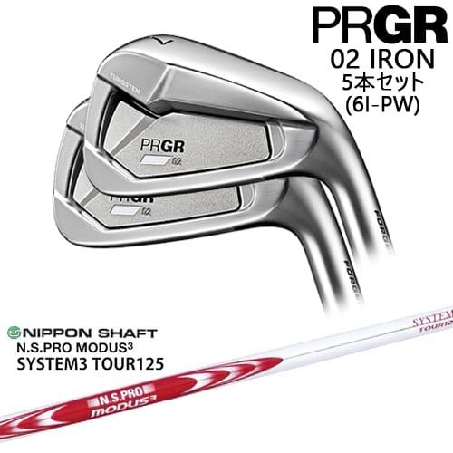 PRGR（プロギア） PRGR 02 IRON アイアン5本set(6I-PW) 右用[6P
