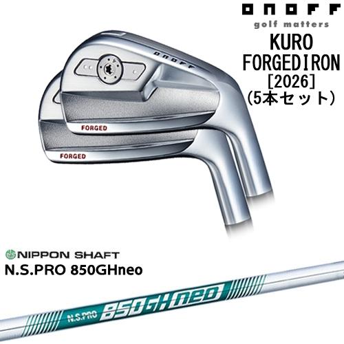 ONOFF KURO forged 2022年 アイアン 5本 楽天市場】ONOFF FORGED IRON KURO 5本セット #6～PW スチールシャフト
