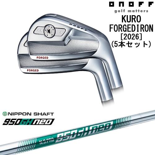 KURO（オノフ） ONOFF KURO(クロ) フォージドアイアン5本set(6I-PW