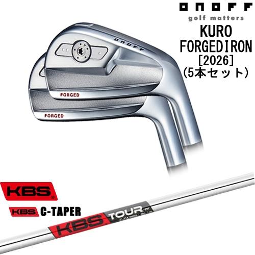 ONOFF アイアン 6本セット オノフ フォージドアイアン クロ／ONOFF FORGED IRON KURO チャコール