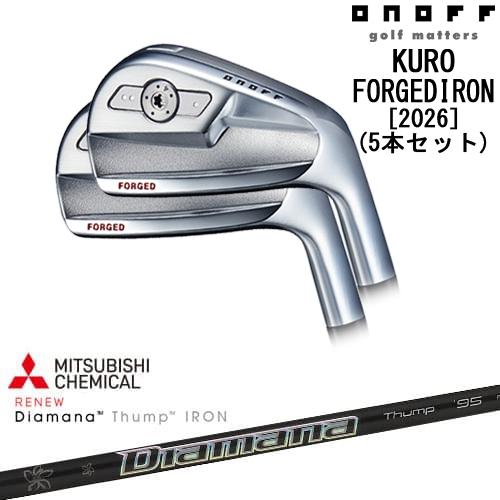 KURO（オノフ） ONOFF KURO(クロ) フォージドアイアン5本set(6I-PW 