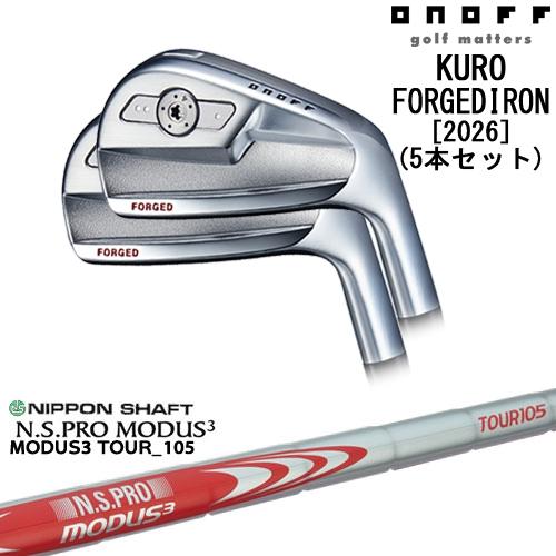 KURO（オノフ） ONOFF KURO(クロ) フォージドアイアン5本set(6I-PW