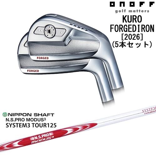 KURO（オノフ） ONOFF KURO(クロ) フォージドアイアン5本set(6I-PW