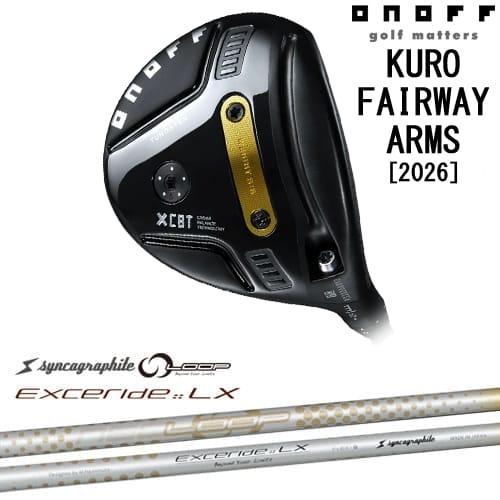 ONOFF KURO2026フェアウェイウッド 18度 KURO（オノフ） ONOFF KURO(クロ) フェアウェイ アームズ 2026年モデル