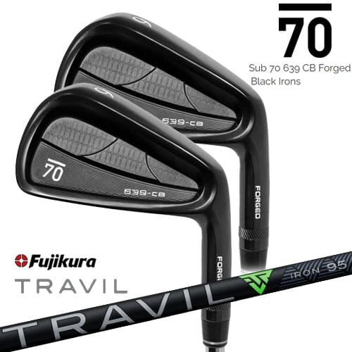 美品 Sub70 639-CB フォージドアイアン 6本 5-PW セット Sub 70 639 CB Forged Black Irons サブセブンティ アイアン5本セット