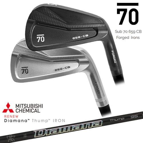 在庫品即納】Sub 70 659 CB Forged Irons(サテン ブラック) サブ